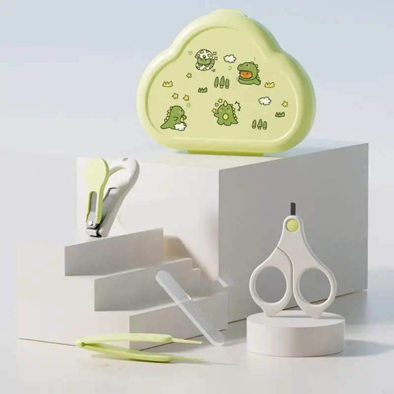 

Newborns Nails Care Set Safety Trimmers Scissors Tweezer File Grooming Essential