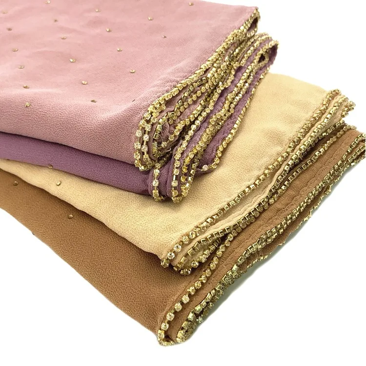 

New High Quality Pearl Chiffon Scarf Women Long Wrap Shawl Scarves Hijab Turban Bandanas Headband Bufanda Foulard Turbante Mujer