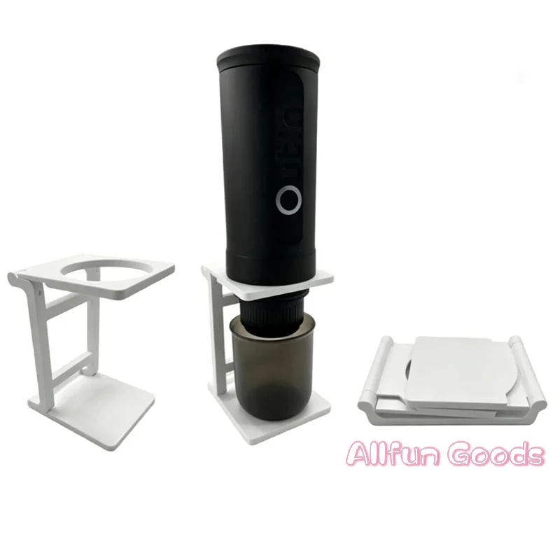 [TG835]Foldable Portable Coffee Machine Stand, Drip Coffee Pot Standing Stand, Home Office Travel Camping Coffee Brewing