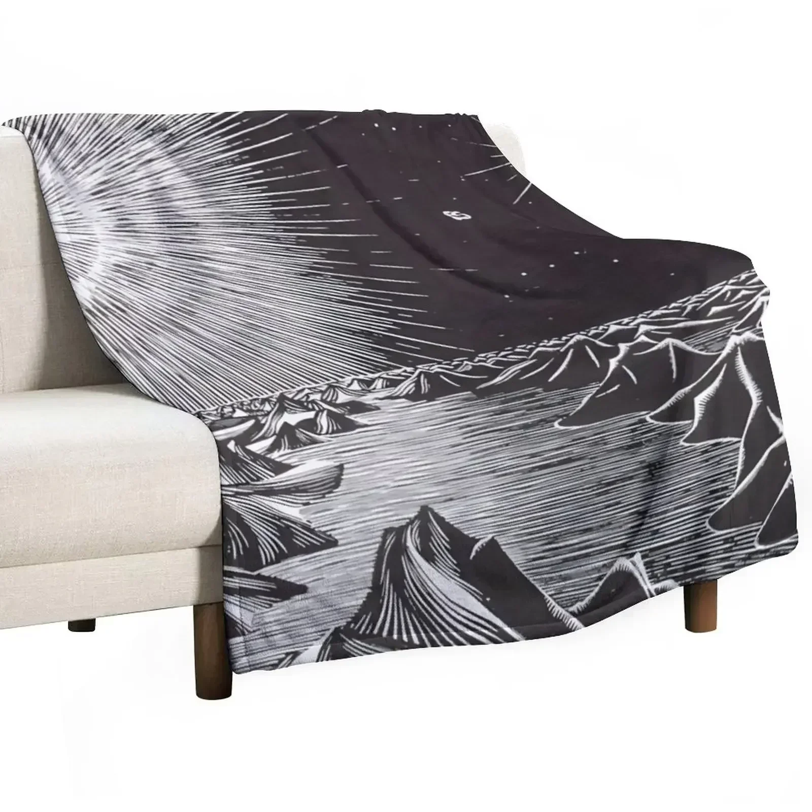 

M.C. Escher - The 4th Day of the Creation Throw Blanket Sofa Luxury Brand Blankets