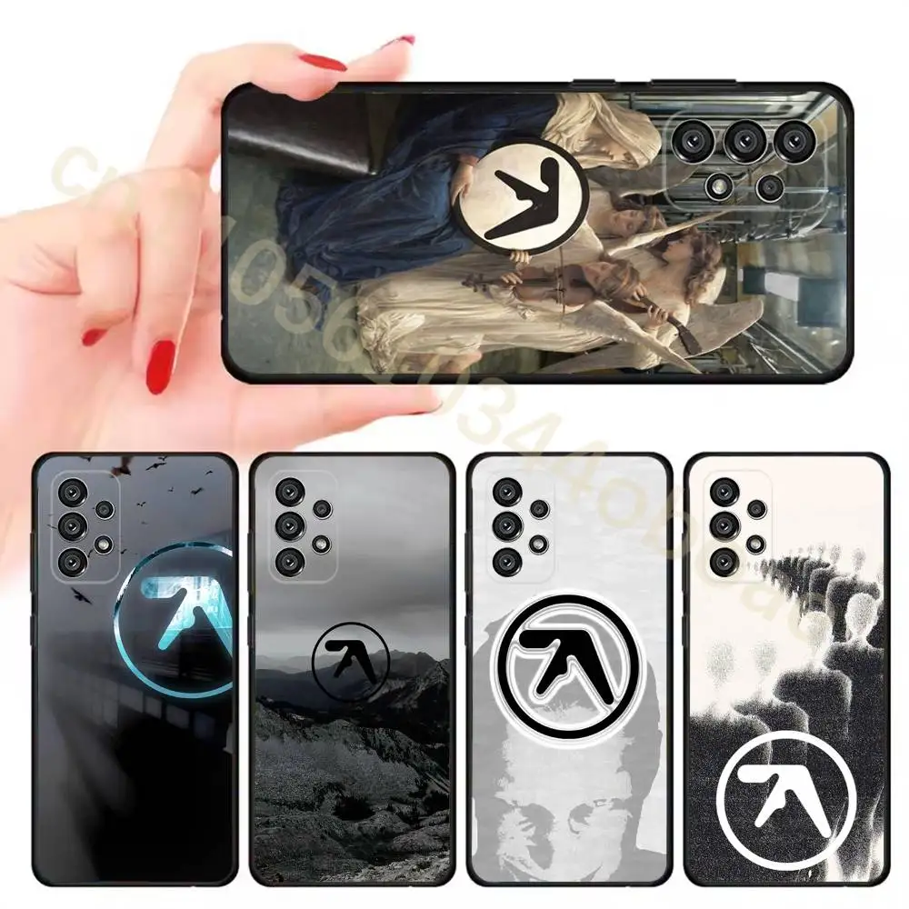 Aphex Twin Logo Art Phone Case for Samsung Galaxy A20,21s,22,31,32,52,71,80,A91,5G Colorful Cover Smartphone Pretty