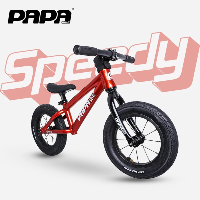 

PAPA BIKE Speedy Toddler Scooter Aluminum Alloy Children's Balance Bicycle 12'' Sport Kids Balance Bike Baby Tricycle