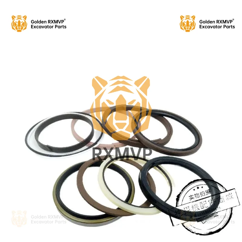 For Kato HD512/HD513 Big Arm Middle Arm Bucket Arm Oil Cylinder Oil Seal Repair Kit Excavator Accessories1