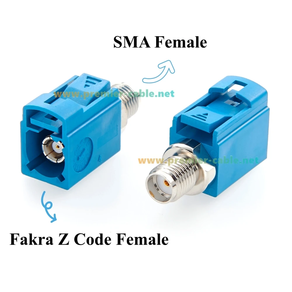 FAKRA Z Buchse auf SMA Buchse RF-Koaxialadapter 50 Ohm Fahrzeug-GPS-Antennenanschluss für 4G LTE/5G Telematik, ADAS – Detail 2