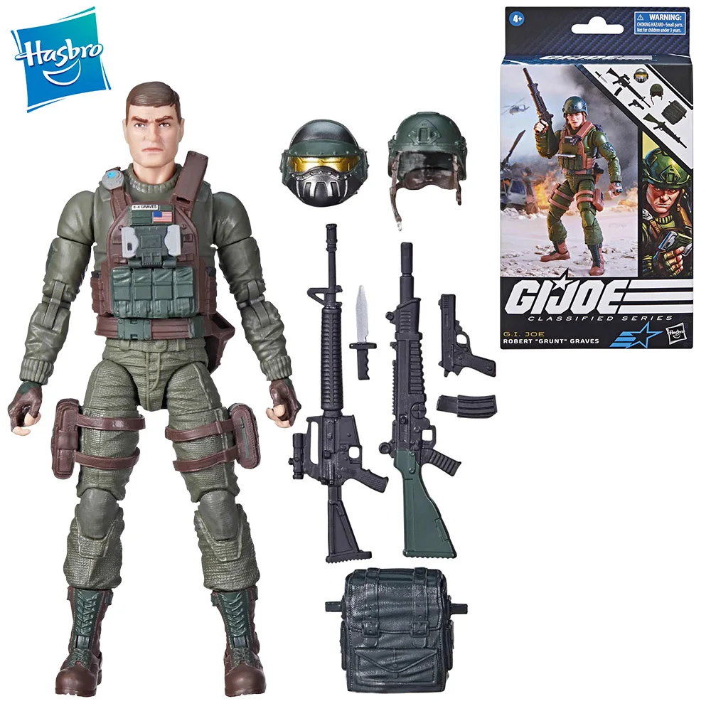 

In Stock Original Hasbro G.i. Joe Classified Series Robert Grunt Graves Anime Figure Action Figure Model Collection Toys for Boy