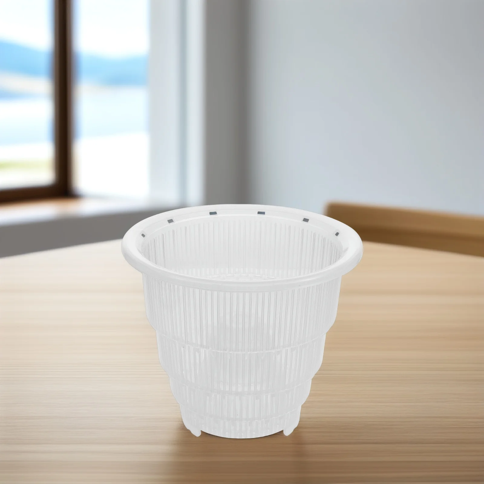 

Root Control Breathable Resin Planter Pots Flower Container Clear Plastic Planters Home Office Balcony Garden Decor Water