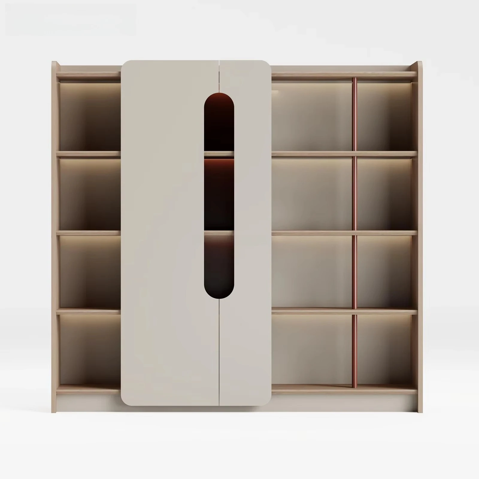 &`High-End Modern Office Filing Cabinet Premium Panel Furniture Storage System for Executive Workspace