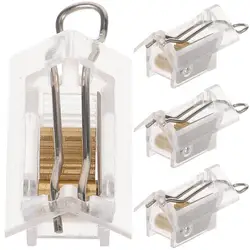 4pcs Venetian Blind Cord Locks Professional Window Blinds Components Install Parts Curtain Rod Hardware Curtain Accessories