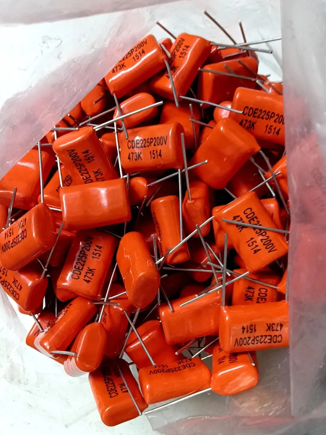 1 Pair 0.047uf 473K200V  ORANGE DROP Capacitors