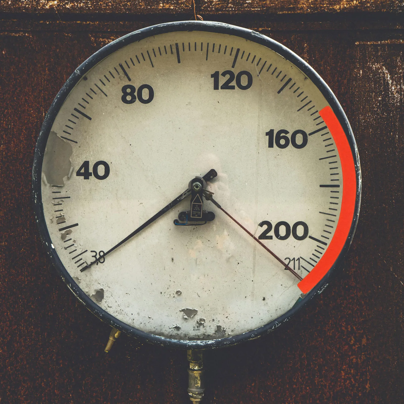 

60pcs Pressure Gauge Label Identification Sticker Set Adhesive Decal For Air Pressure Meter Range Display Durable Polystyrene