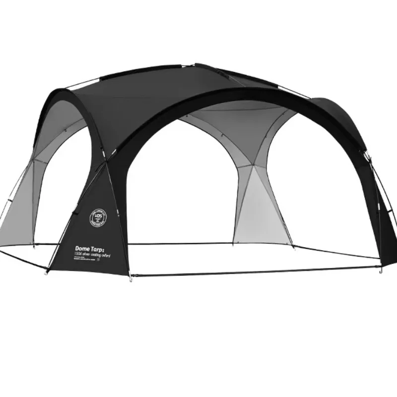 Fortress hemispherical circular dome canopy tent painted with silver