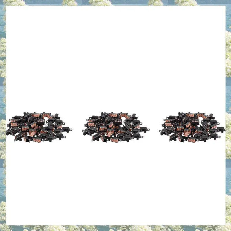 

Best Of 2025-150 шт. ВКЛ/ВКЛ 2-позиционный 1P2T SPDT мини-панельный ползунковый переключатель с наконечником для пайки SS12F1-G3