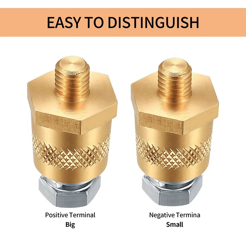 TOP Battery Terminal Connectors,Battery Post Terminals,For M8 Top Or Side Terminal Charging Posts,Battery Cable Terminals