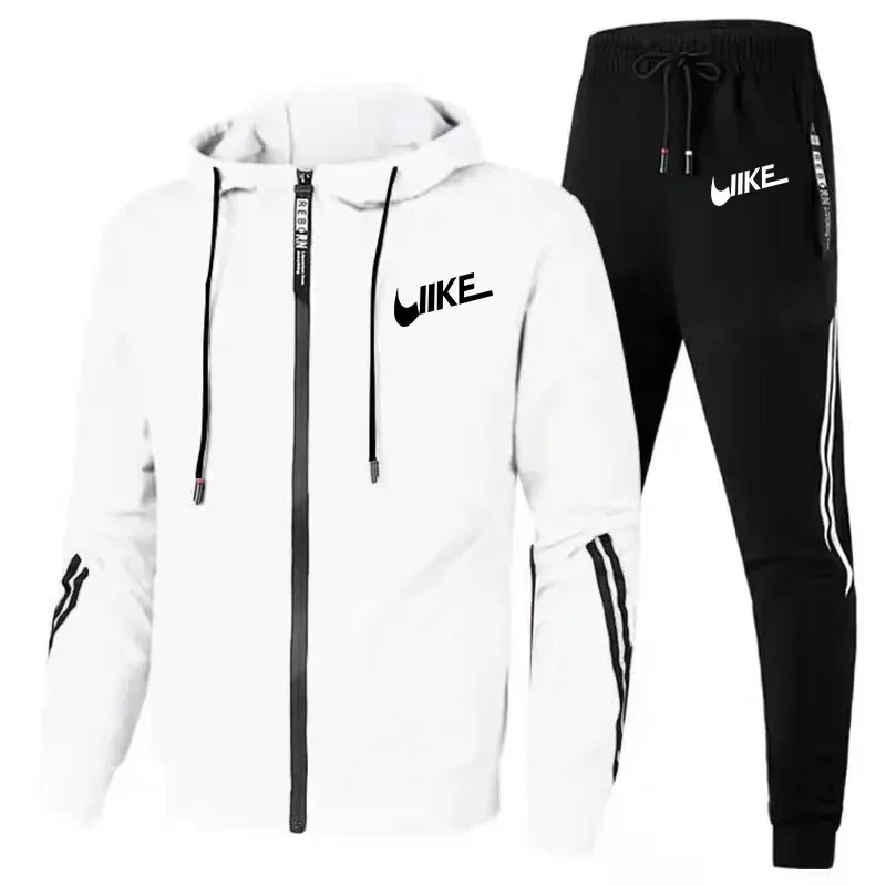 2024 New Men\'s Set Leisure Jogging Set Outdoor Fitness Men\'s Hoodie and Pants Set (s-3XL) New Men\'s Set Sports Set