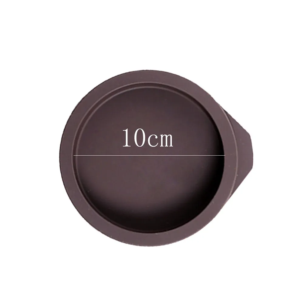 3Pcs Silicone Baking Tray Set Non-Stick Round Shape for Cake Bread DIY Household Kitchen Bakeware Tool 4Inch 6Inch 8Inch Random