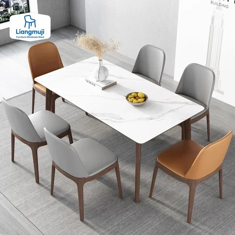 

Unique Lounge Dining Table Coffee Conference Side Chairs Salon Hallway Dining Table Study Mesas De Jantar Trendy Furniture