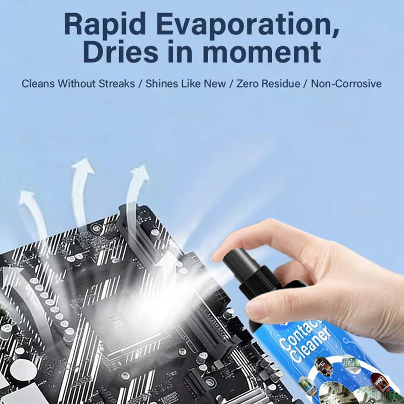 100ml Electrical Dust Removal Cleaner Spray No Damage Cleaning Liquid for PCB Connectors TV Phone Laptop Circuit Board Cleaners - view 2