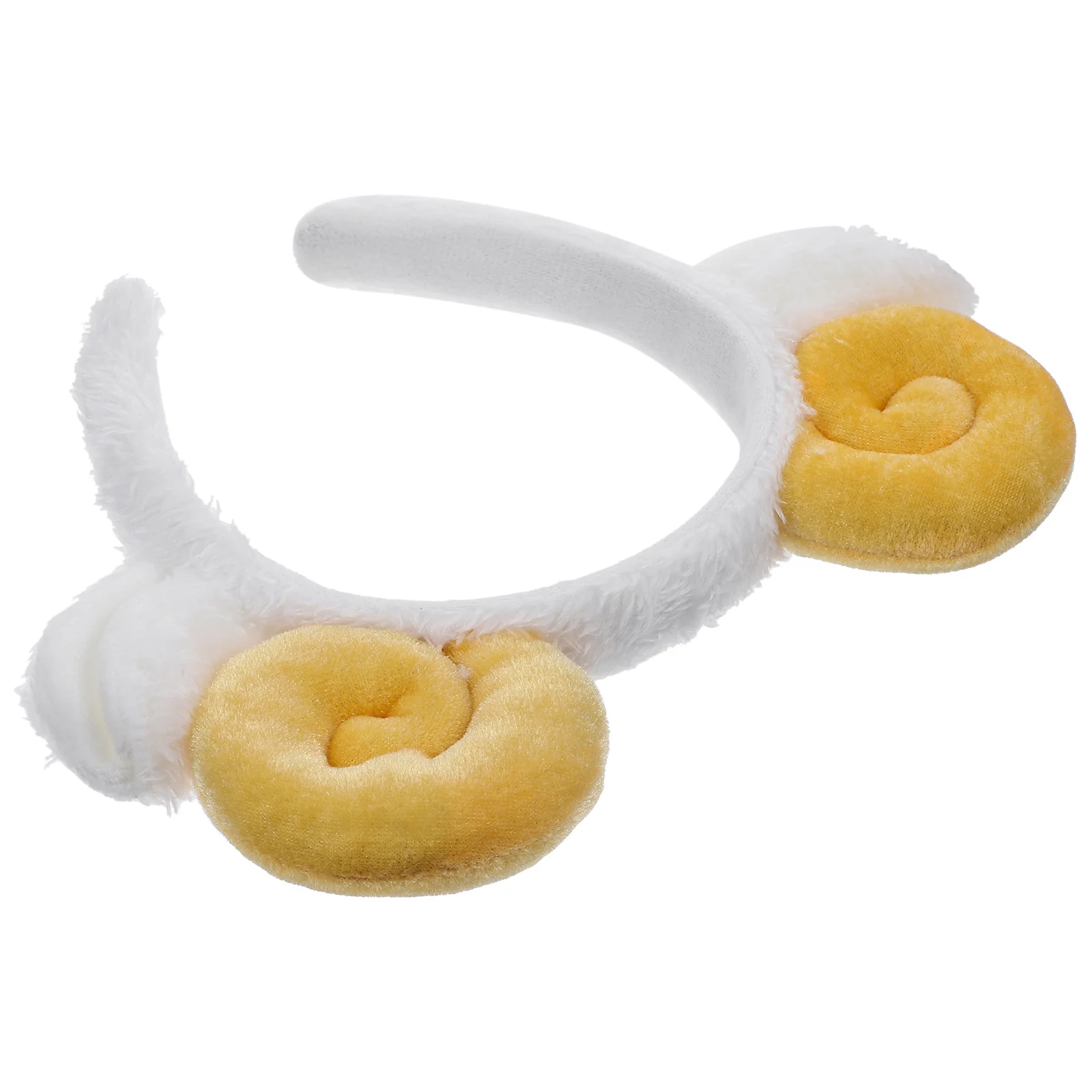 

Horn Headband Elastic Adorable Animal Hair Hoop Party Costume Decoration Sheep Ears Hair Band Spa Makeup Facial Mask