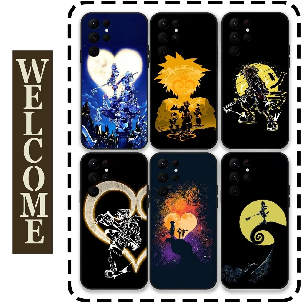 

Kingdom Hearts Phone Case for Samsung Galaxy S24 Ultra S22 S23 Ultra S21 S20 5G Protective Silicone TPU Funda