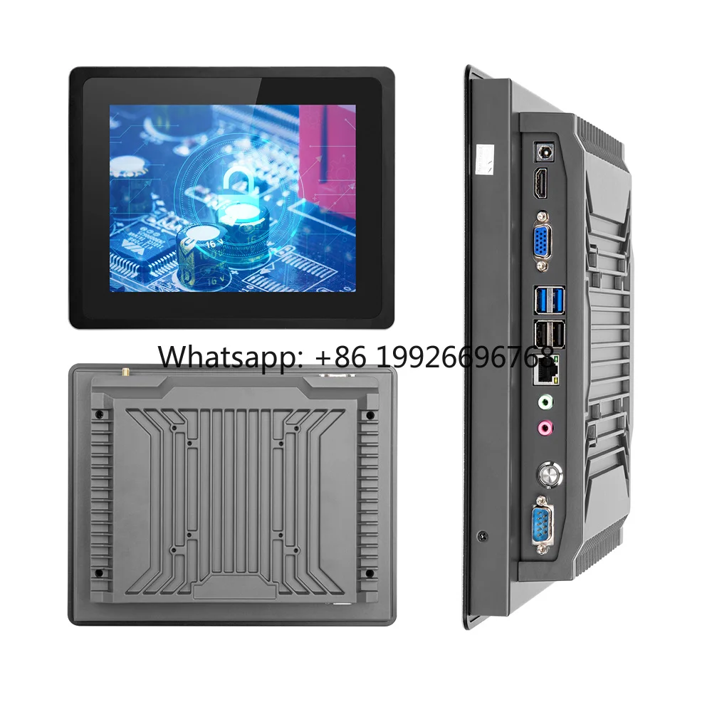 10.4 Inch New Outdoor Use 1000 Nits High Brightness Sunlight Readable 4:3 Aspect Ratio USB/DVI Embedded Capacitive Touch Monitor
