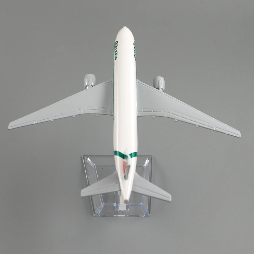 1/400 Alloy Aircraft Boeing 777 Alitalia 16cm Alloy Plane B777 Model Children Gift for Desk Decoration