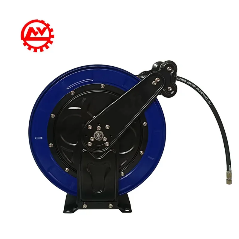 Heavy Duty 1/4 Inch Industrial Grease Automatic Retractable Wall Mount Spring Rewind Water Oil Air Hose Reel