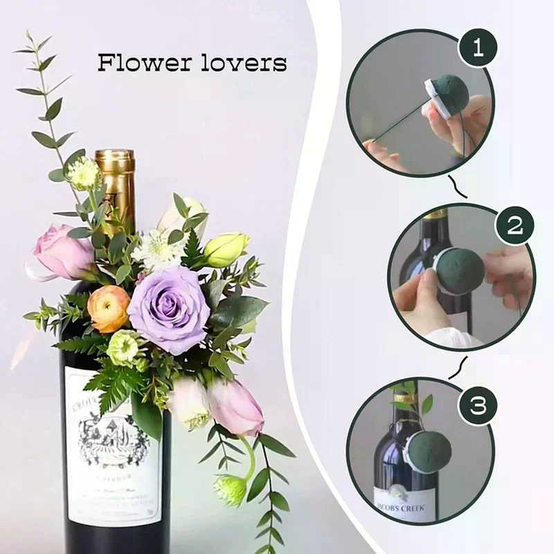 Supply For Florist - [MA]1/12 шт. миниатюрные круглые флористические пенопластовые