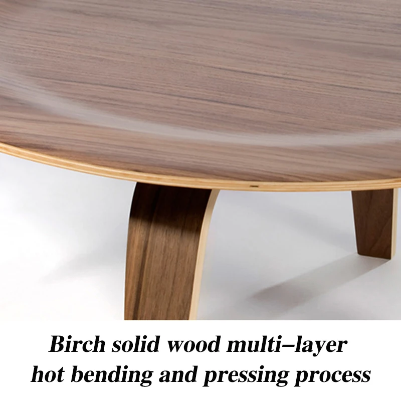 Modern Coffee Tables Wooden Minimalist Side Table Decoration Round Tables Living Room Tea Desk Study Reception Table for Laptop
