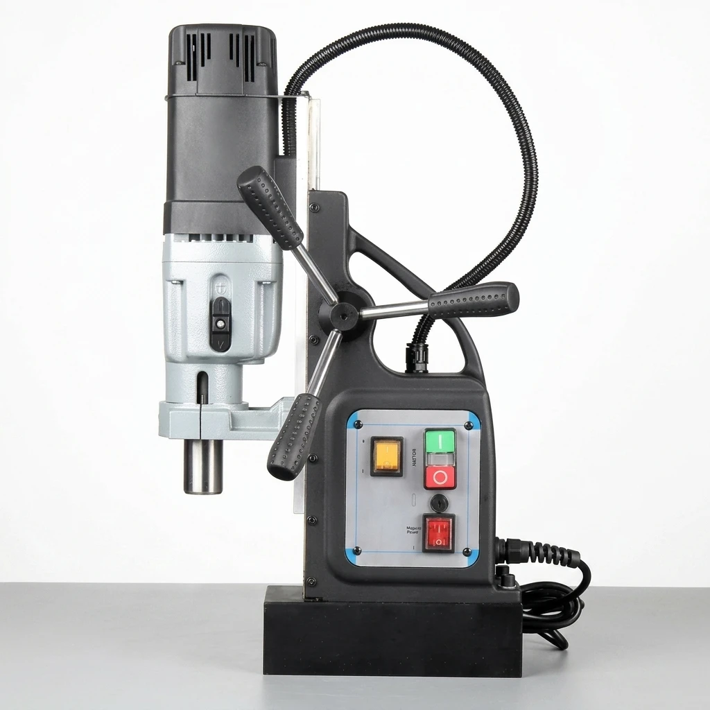 Electric Heavy TYP60 2Speeds Typhoon Master 60mm 1800W Magnetic Drill Machine with Tapping Function Speed Reverse OEM