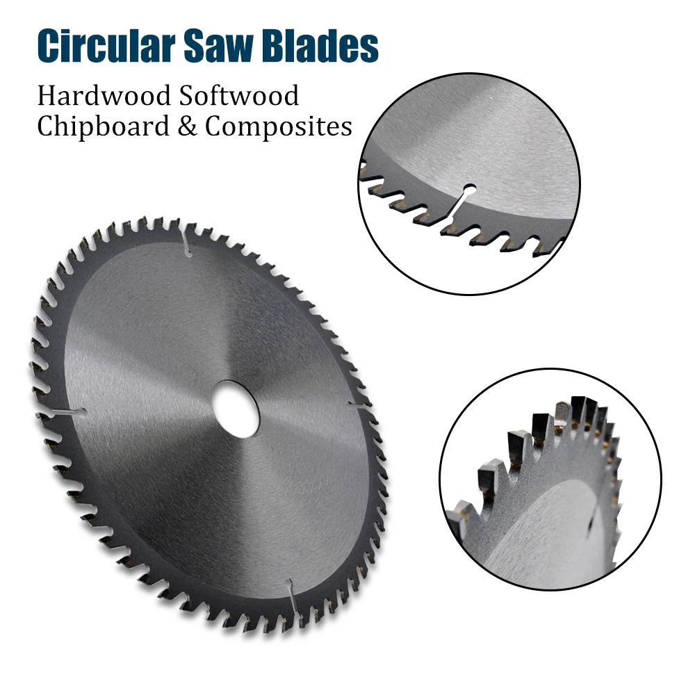 210x30x60T Hard Alloy TCT Circular Saw Blade Cutting Discs Carbide Tipped Cutter For Steel Aluminum Iron Wood Cutting Durable