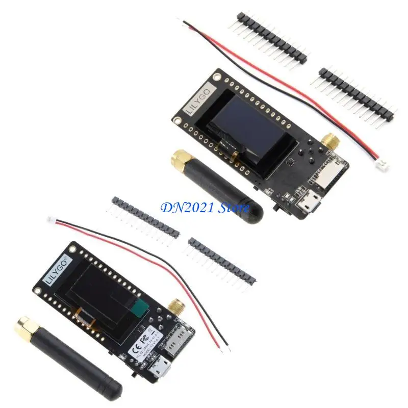 

F3KE ESP32 WiFi Bluetooth-compatible Module CH9102 F ESP 32 OLED for 0.96 inch Card 32 V2.1 SMA IP5306 SPI