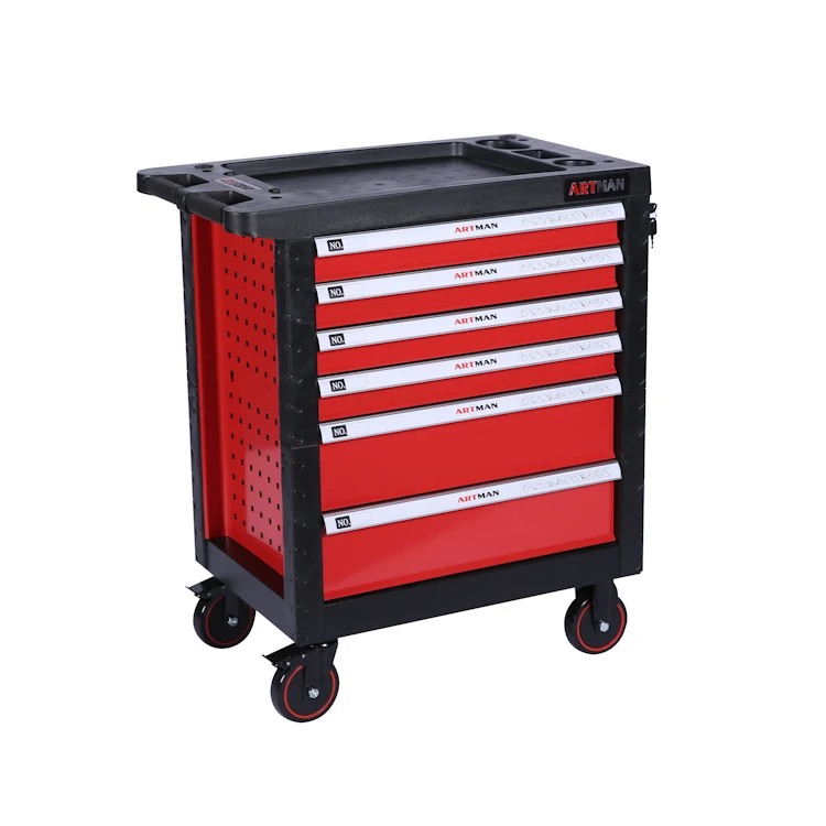 Garage Cabinet System And Toolbox On Wheels For Workbench