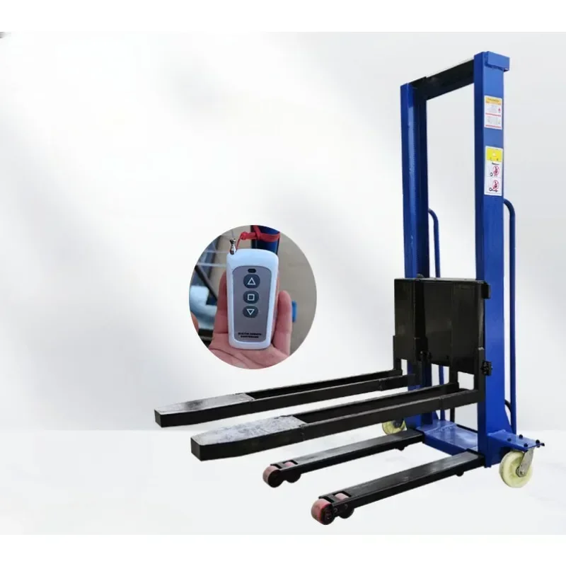 Electric on-board 500kg 1000kg portable stacker height self loading and unloading vehicle