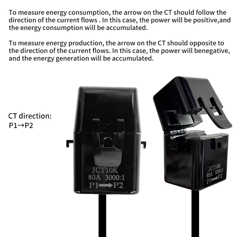 Tuya Smart Life Power Clamp, Transformador de Corrente, App Monitor, Record Consumo, Energia Wi-Fi, KWH Meter, 3 Phase