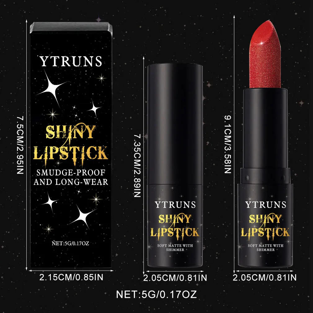 ลิปสติกไดมอนด์ ชิมเมอร์—ลิปบาล์มเนื้อเมทัลลิกสุดตระการตา ไม่เหนียวเหนอะหนะ และติดทนนาน