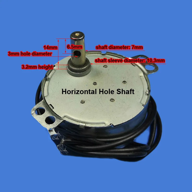 AC 220V 110V 6V 12V 24V 4W Claw Pole Permanent Magnet Synchronous Motor CW CCW Fan Shaking Head TYC-50/TYC-49/TYJ50/50TYZ