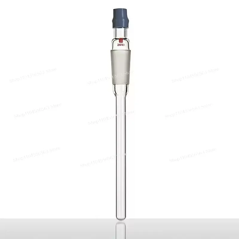 Borosilicate Glass Thermowell with Rubber Cap, 24/40 Joint, Fits Flask Side Interface, Model T1724-SYNTHWARE