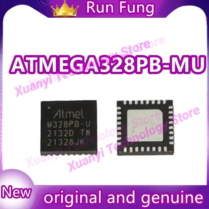 ATMEGA328PB-MU QFN-32ชิป MCU ATMEGA IC ATMEGA328 ATMEGA328P ATMEGA328PB 100% ต้นกำเนิดใหม่