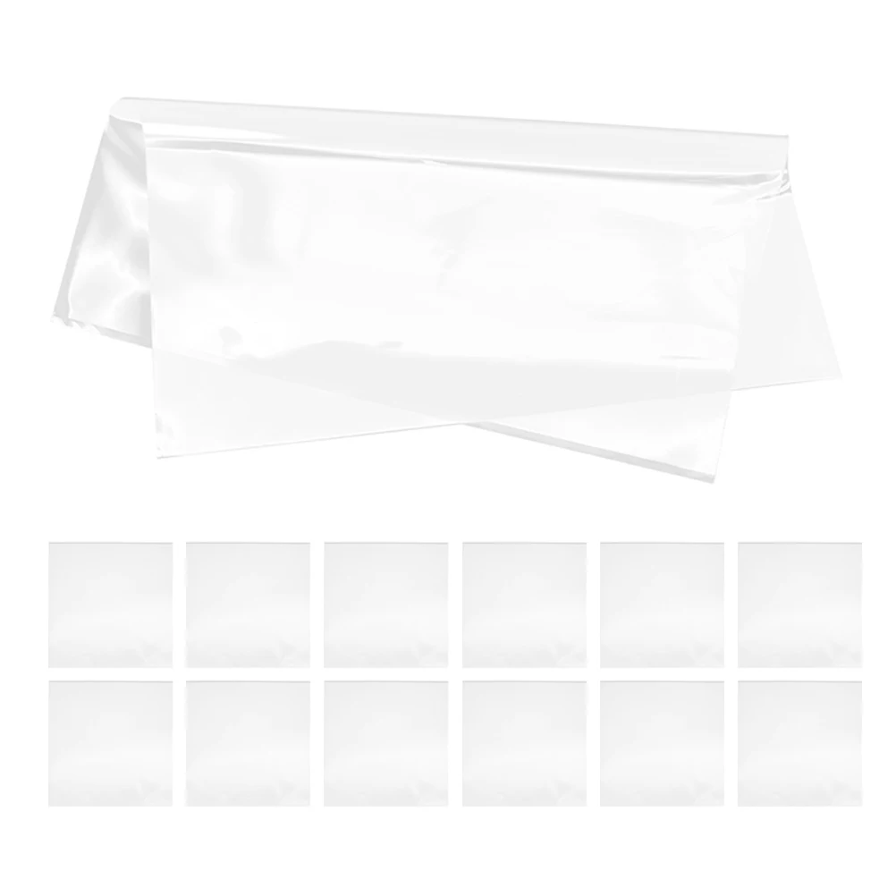 

24 Pcs Vinyl Records Bag Album Sleeves Protective for Cover Plastic White Covers Outer