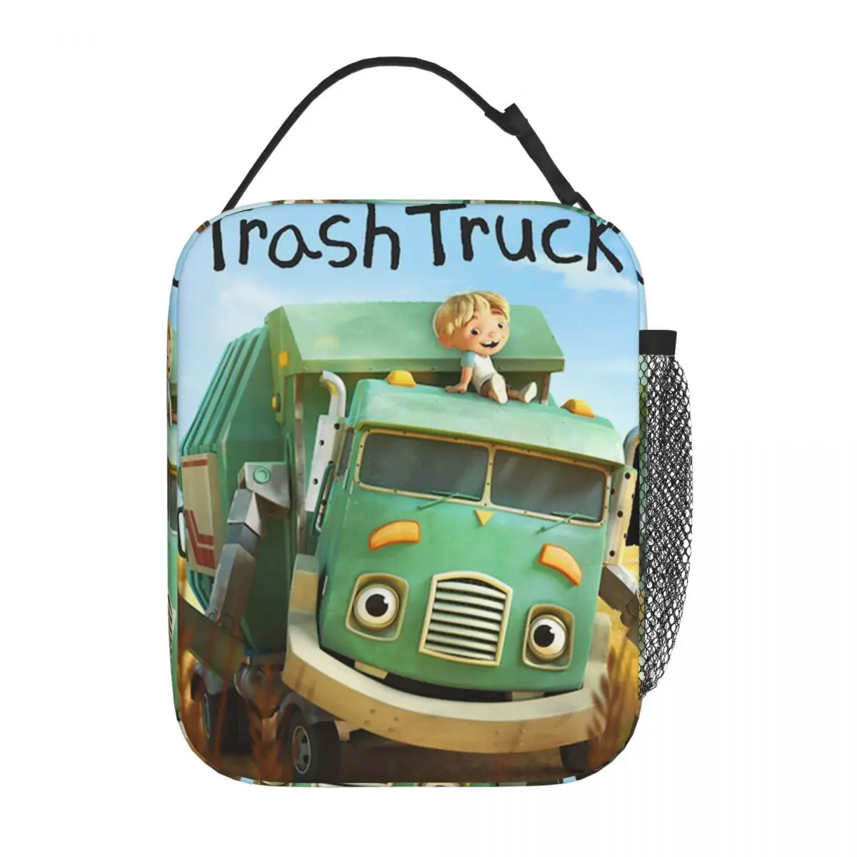 Hank And Trash Truck Cartoon Insulated Lunch Bag for Women Children Portable Food Boxes Thermal Lunch Box Tote