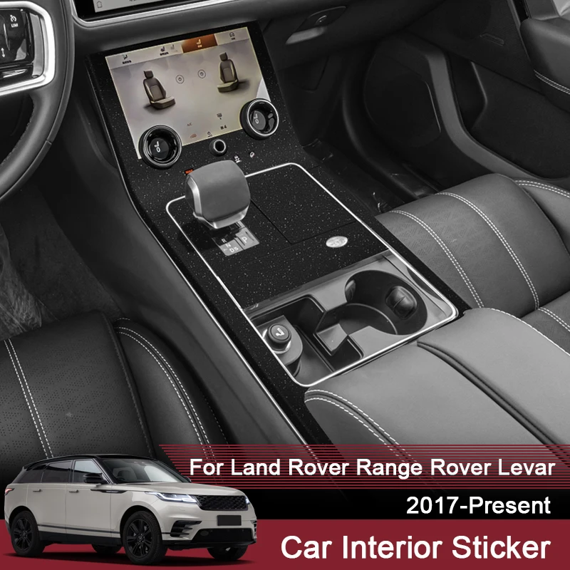 

For Lander Rover Range Rover Velar L560 2017-2025 Car Interior Sticker Windows Contol Decal Inner Door Gear Panel Film Accessory