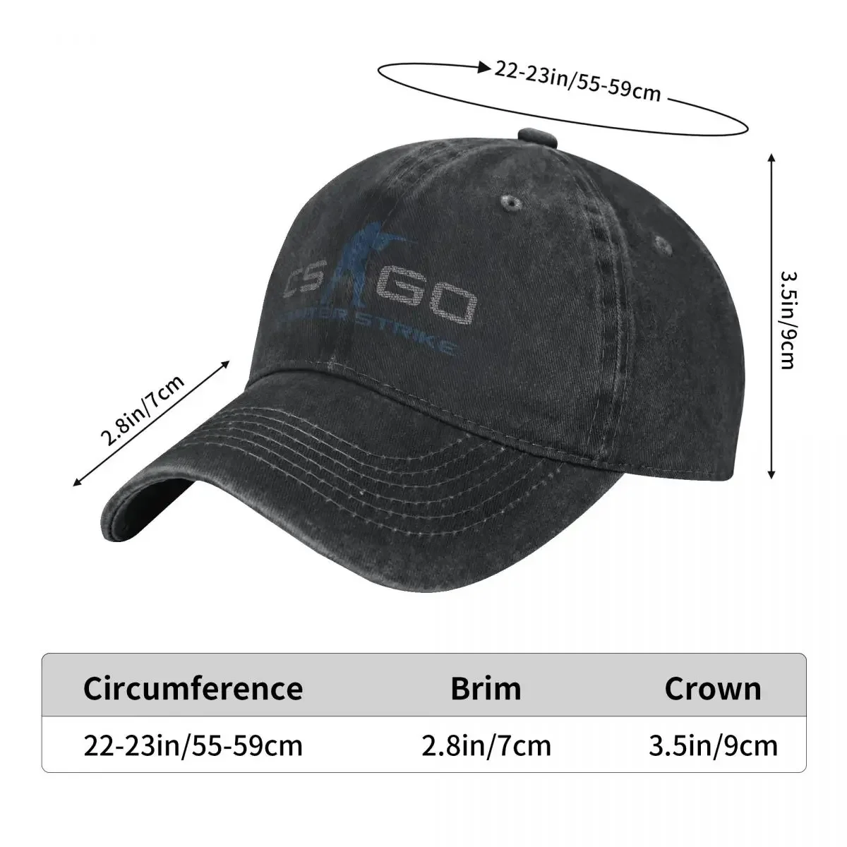 Counter Strike Fashion Baseball Cap Peaked Men's Hat Women's Women