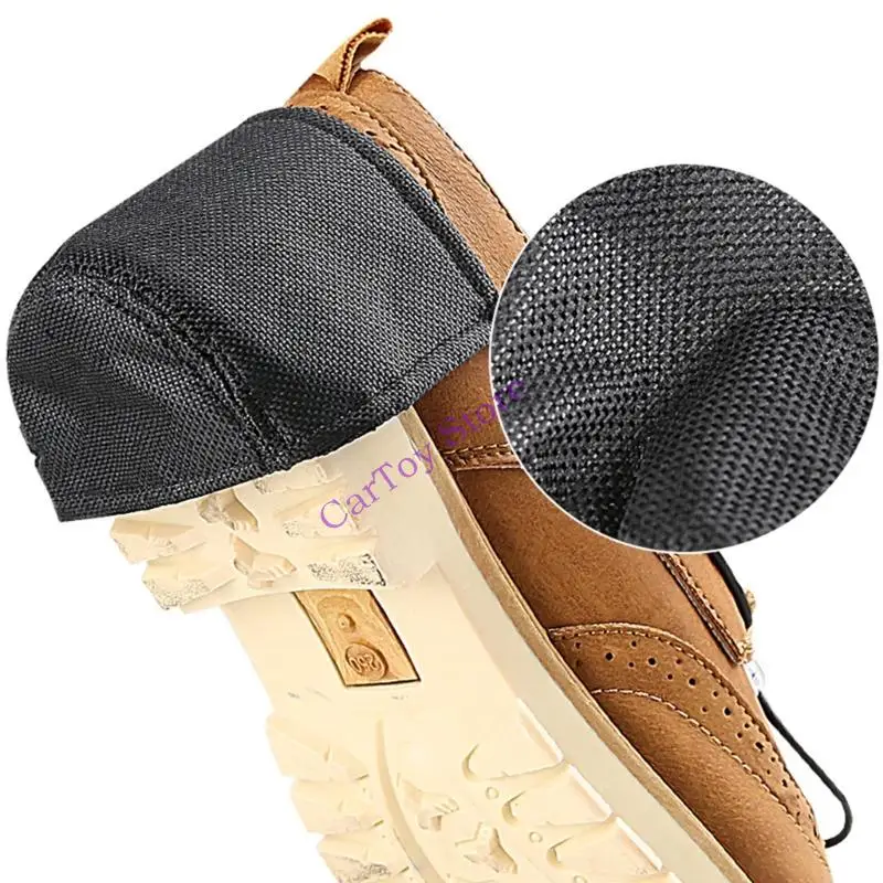 Scratchproof Heel Cover With Cord Lock Light Weight Shoe Heel Protector Guard For Sneakers Trainers Leather Shoe
