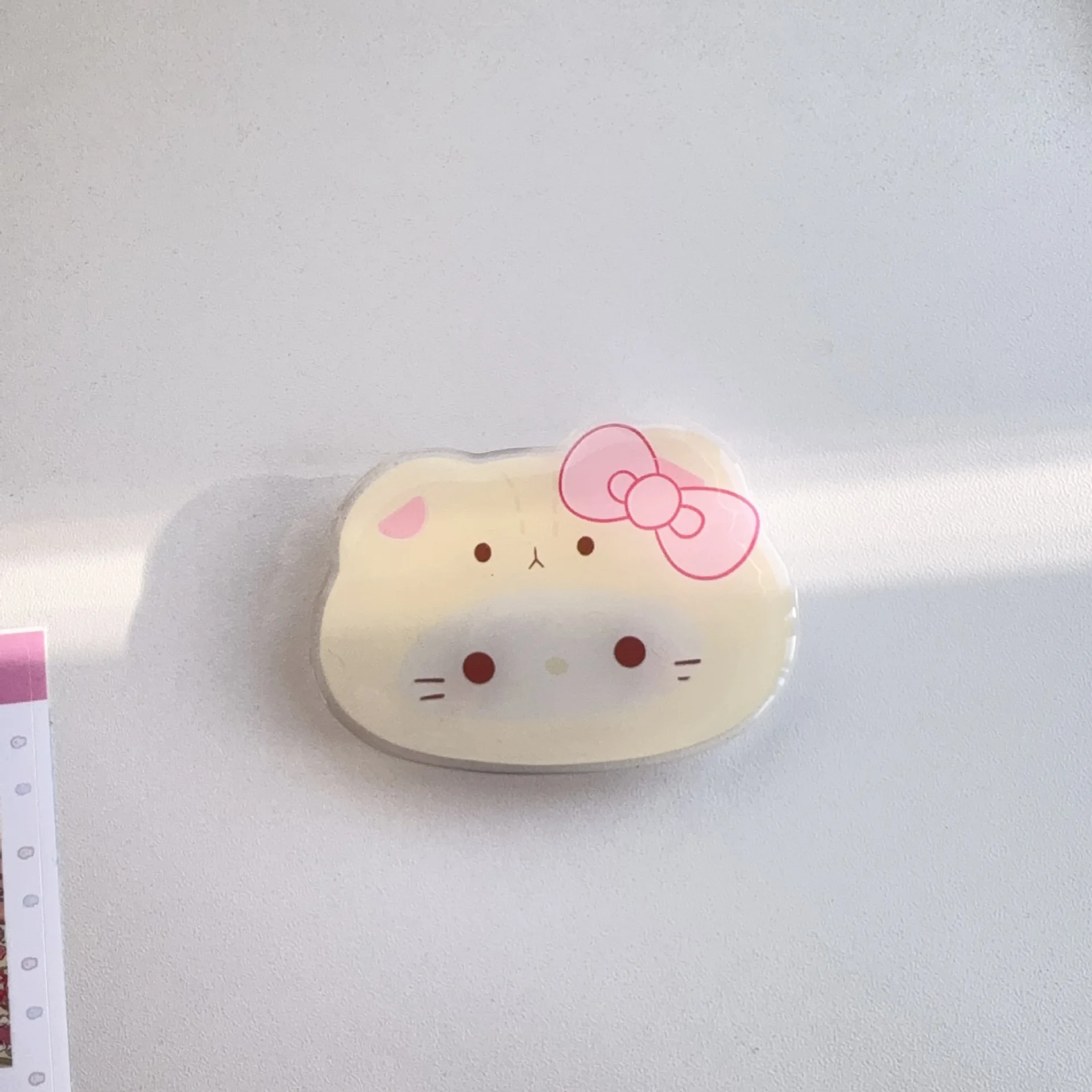 حامل كلب المرتفعات الغربية الملون باللون الكريمي مناسب لأي حامل وسادة هوائية للهاتف المحمول لاصق لسطح المكتب الكسول #6