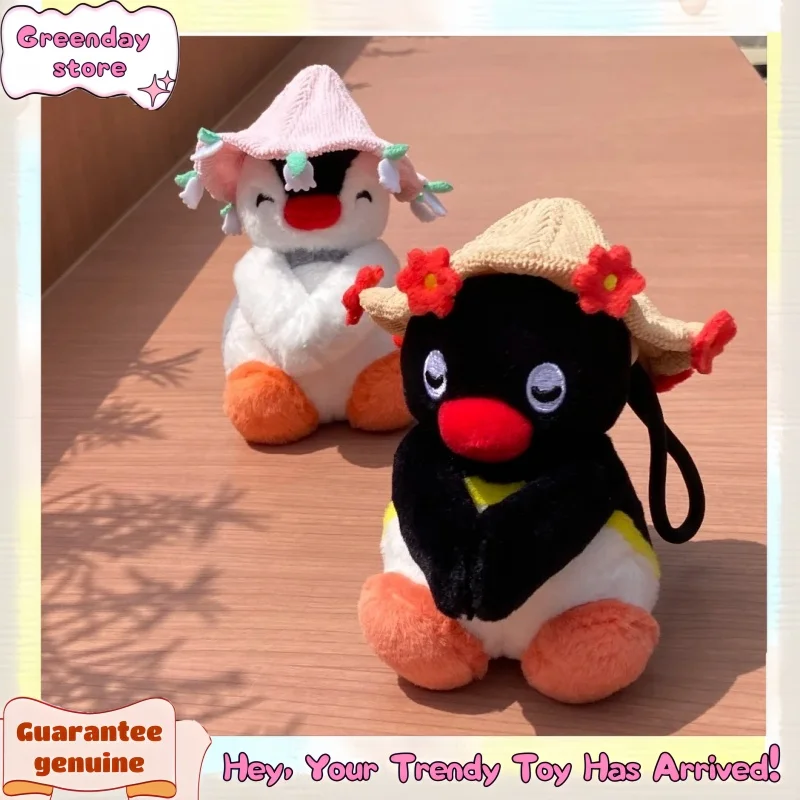 

Genuine Pingu Penguin Bringing You A Bouquet Series plush toy Cute Penguin Doll Kawaii Toy kids toys birthday gift Collectible