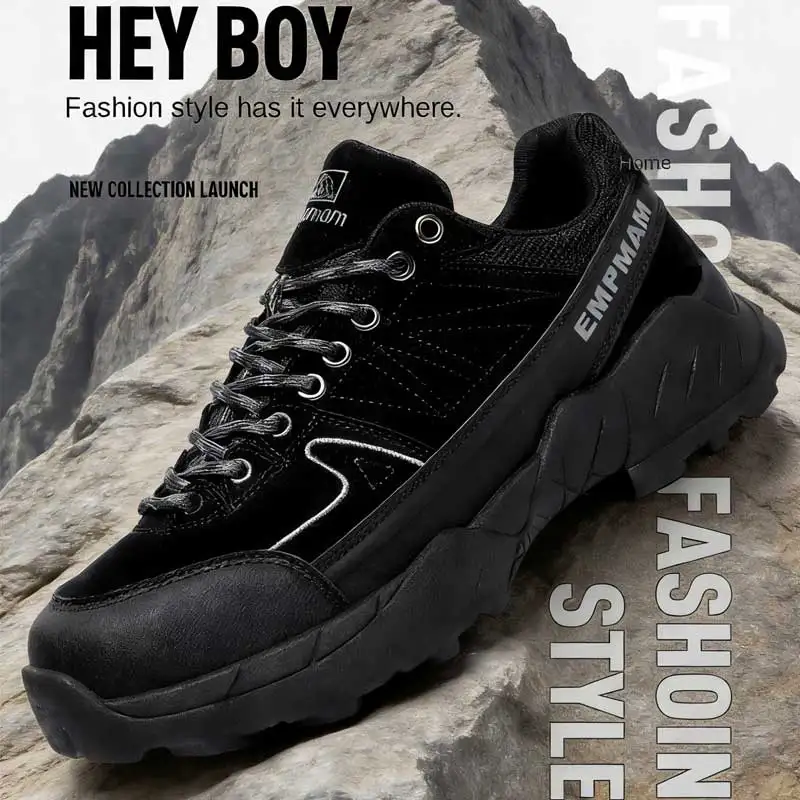 

Профессиональная альпинистская обувь, мужская уличная походная обувь с низким верхом, удобные кроссовки для беговых лыж с дышащей ручкой