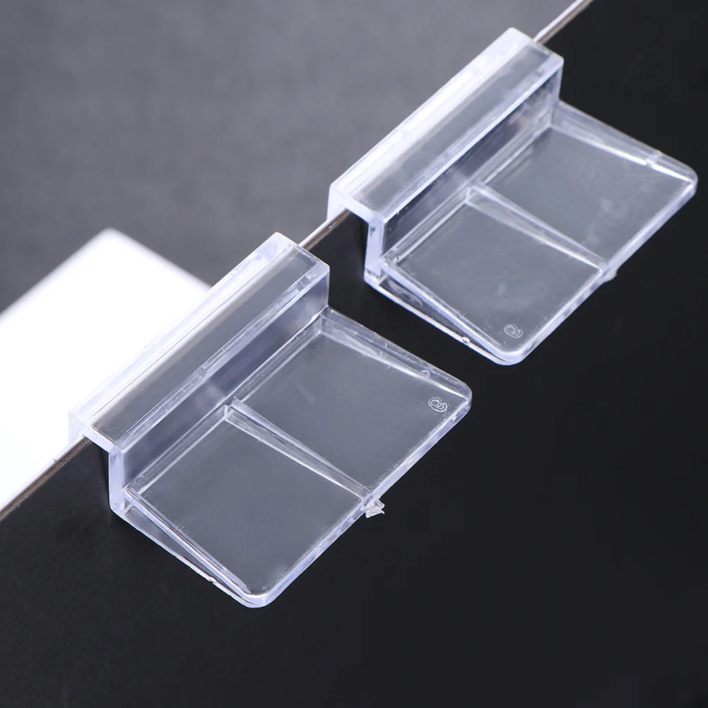 

10Pcs Fish Tank Cover Support Acrylic Durable Clear Bracket Practical Aquarium Holder 5-6mm Glass Rack Fish Tank Cover Support
