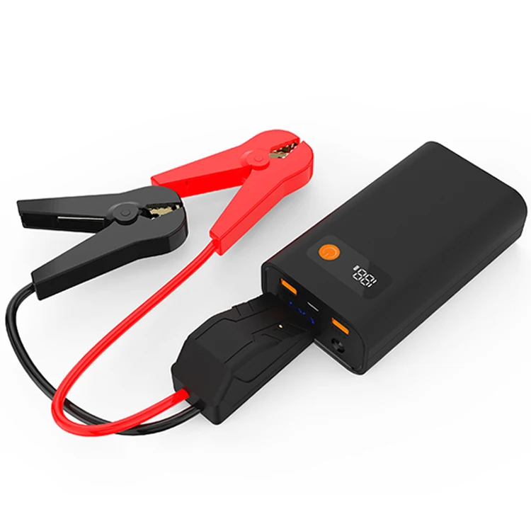 LCD Digital Display Jump Start Super Capacitor 12v 24v Emergency Car Tools 800a 1000a Multi Start Jump Starter 12000mah