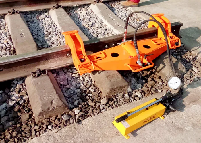 رائجة البيع السكك الحديدية المسمار جاك السكك الحديدية بندر YZG-550 آلة ثني السكك الحديدية الهيدروليكية دليل أفقي أداة ثني السكك الحديدية (جيم كرو)