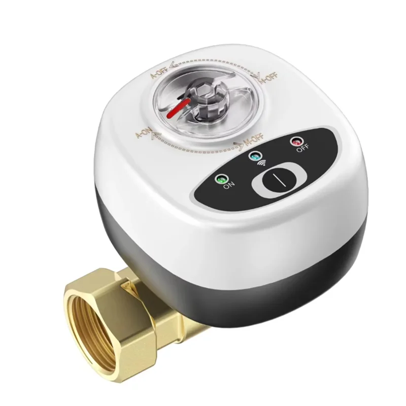 

B68C Wireless Automated Ball Valve Water Shutoff WIFI Smart Valve Controller APP Remote Control For Ewelink UK Plug